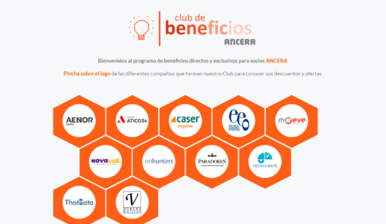 ANCERA lanza un Club de Beneficios exclusivo para sus socios
