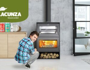 OSLO, la nueva estufa de leña con horno de la empresa LACUNZA