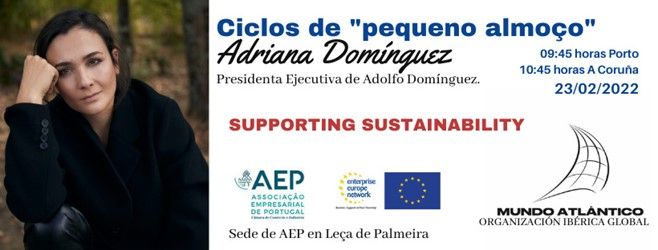 A debate en Porto la sostenibilidad en el sector textil con Adriana Domínguez