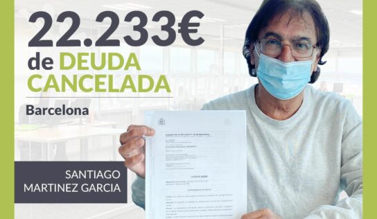Repara tu Deuda Abogados cancela 22.233€ en Barcelona (Catalunya) con la Ley de Segunda Oportunidad