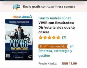 «Vivir con Resultados» de Fausto Andrés,  #1 en ventas en Latinoamérica y España