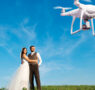 Grabaciones de boda a vista de Dron