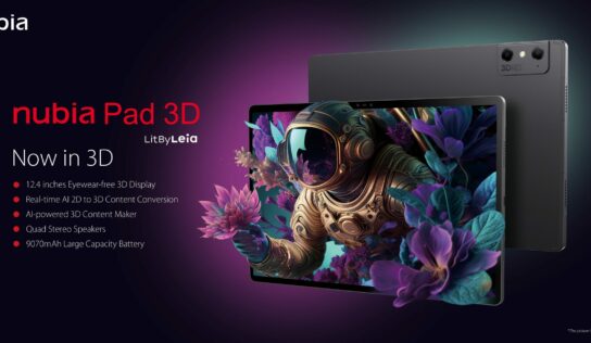 ZTE Nubia lanza la primera tablet 3G sin necesidad de gafas para visualizar el contenido