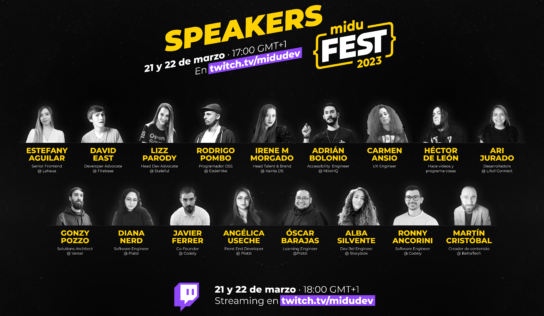 Llega la MiduFest: Conferencia de programación gratis y en Twitch