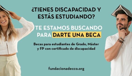 La Fundación Adecco realiza una inversión social de 300.000 euros en becas de grado, máster y FP dirigidas a jóvenes con discapacidad matriculados en el curso 2023-2024