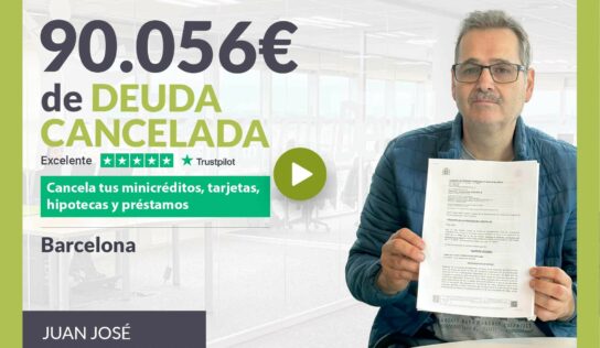 Repara tu Deuda Abogados cancela 90.056€ en Barcelona (Cataluña) con la Ley de Segunda Oportunidad
