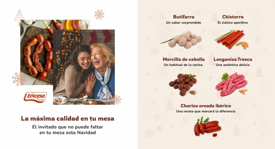 Cómo darle un plus de sabor a la cena navideña con los embutidos de Emcesa