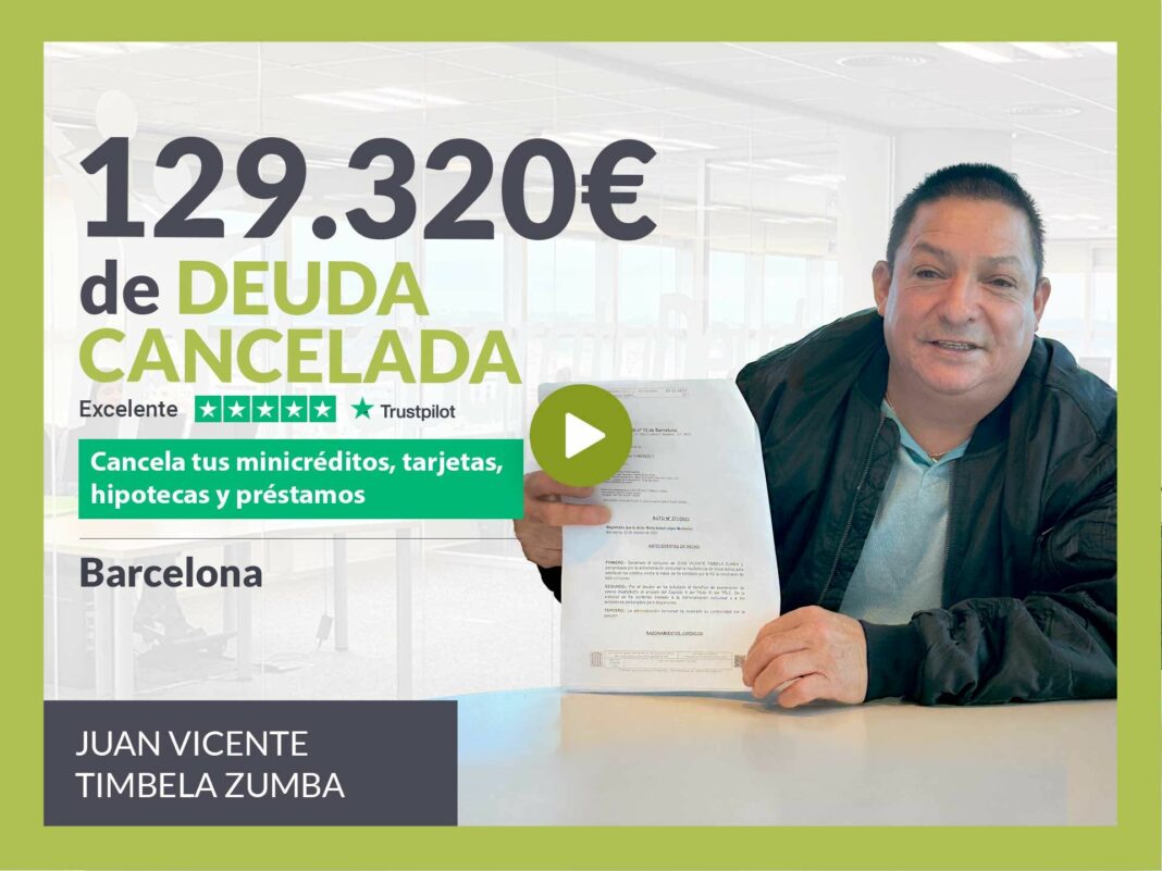 Repara tu Deuda Abogados cancela 129.320€ en Barcelona (Catalunya) con la Ley de Segunda Oportunidad