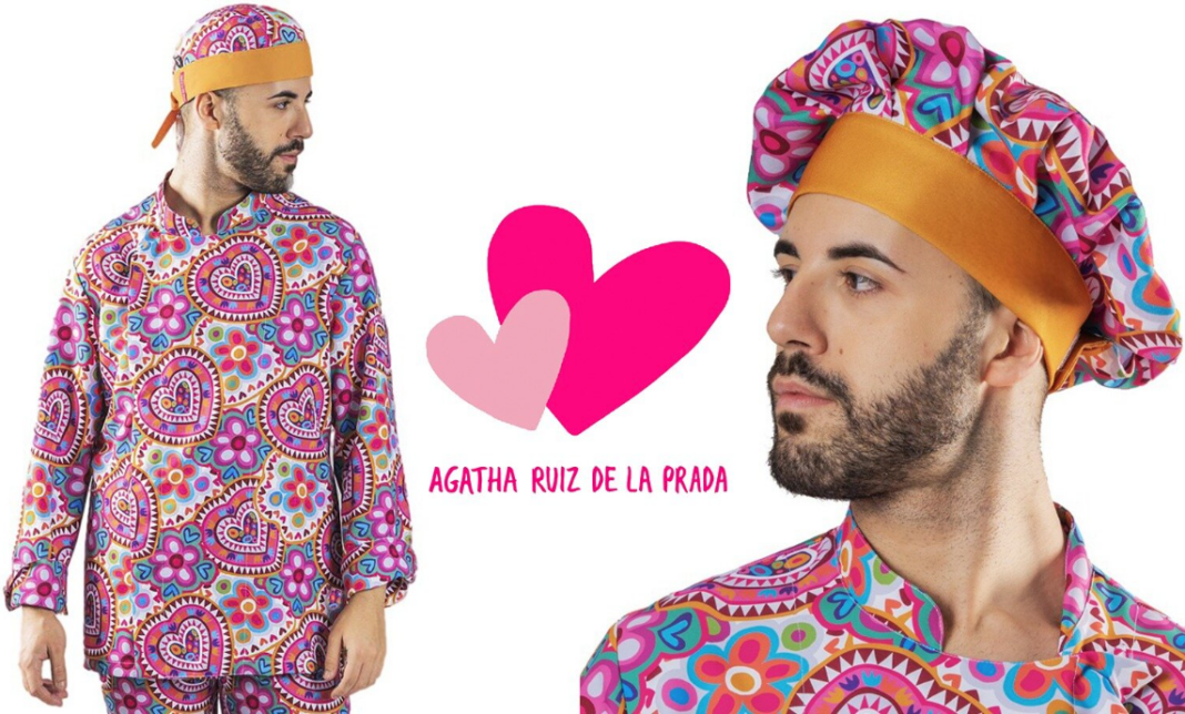 Agatha Ruiz de la Prada presenta su última colección de uniformes para maestras, personal sanitario y cocineros