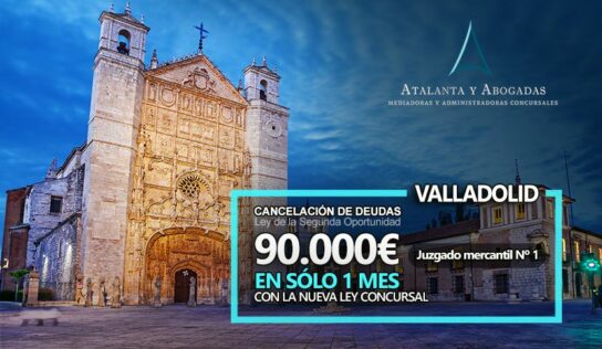 Atalanta y Abogadas cancela 90.000 euros en 1 mes en el Juzgado Mercantil número 1 de Valladolid