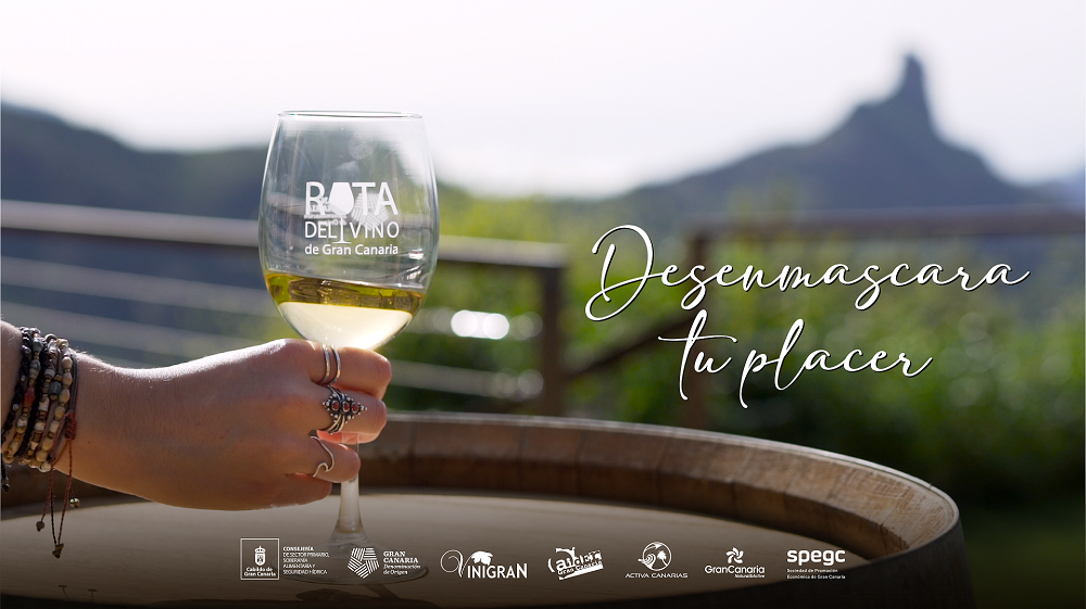 La Ruta del Vino de Gran Canaria invita a «desenmascarar» el placer en su nuevo spot