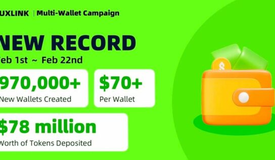 UXLINK atrae a 978.000 billeteras Web3 nuevas con unos activos depositados de 78.000.000 USD