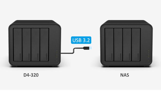 TerraMaster lanza D4-320 de 4 bahías con USB3.2 10 Gbps nuevo diseño para expansión en PC y NAS