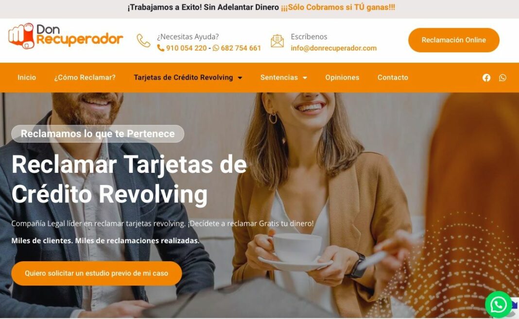 Don Recuperador descubre un error en la fórmula de los contratos de tarjetas de crédito revolving