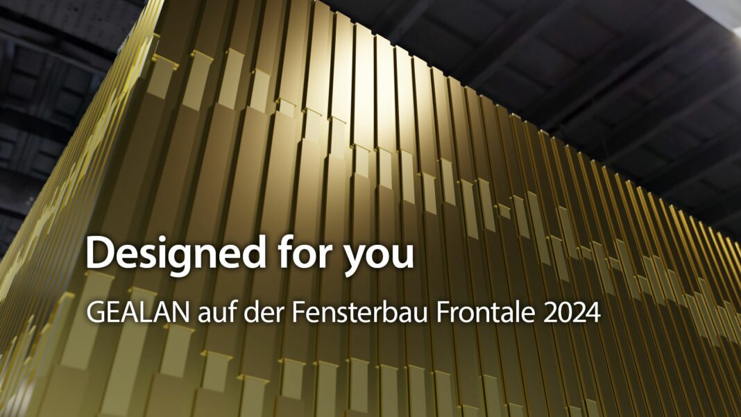 Designed for you: GEALAN presenta su innovador stand en la Feria Fensterbau Frontale 2024