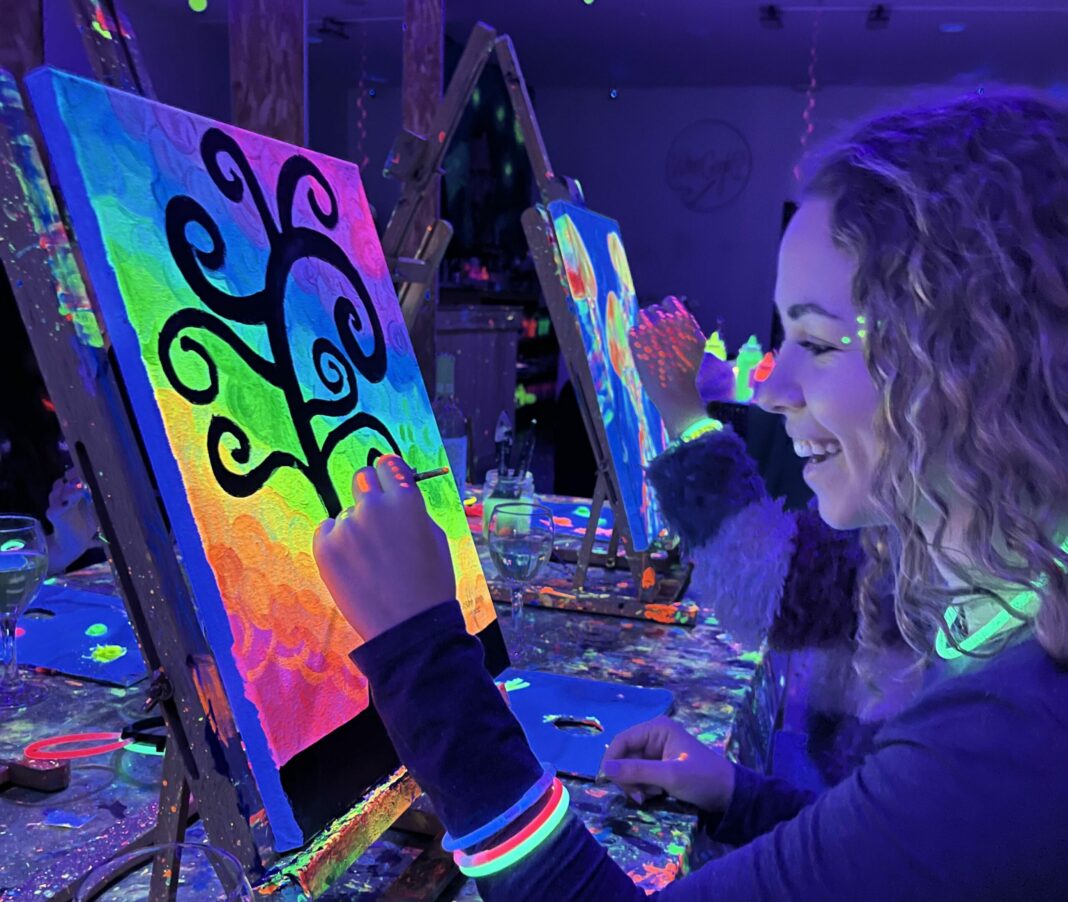 Mistery painter, el evaluador de clases de pintura de la academia Wine Gogh