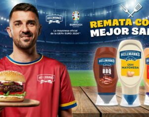 Villa reaparece por la Eurocopa para promocionar las salsas Hellmann’s