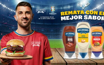 Villa reaparece por la Eurocopa para promocionar las salsas Hellmann’s
