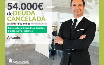 Repara tu Deuda cancela 54.000€ en Alicante (Comunidad Valenciana) con la Ley de Segunda Oportunidad