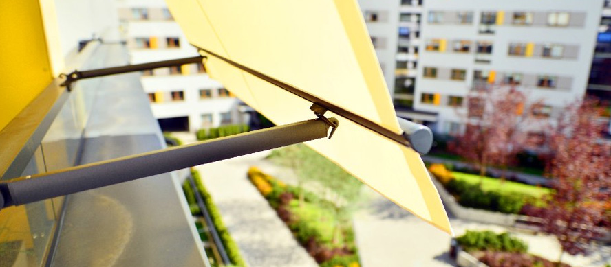 Toldos de balcón con brazos Toldos de balcón con brazos